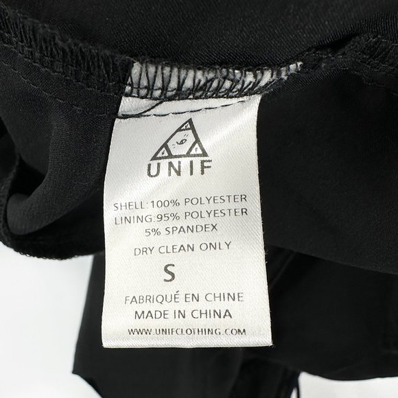 UNIF Black Ultra Lightweight Mesh Overlay High Slit Sleeveless V-Neck Maxi Dress - Picture 5 of 6